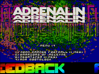 adrenalin menu