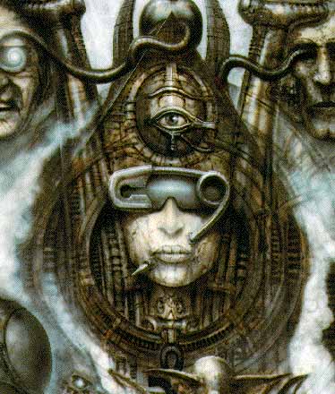 H.R Gigers brilliant paintings